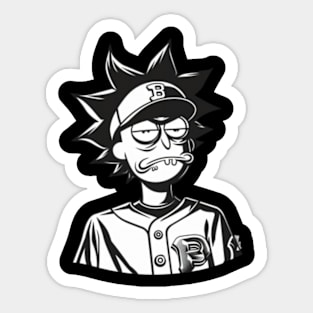 Interdimensional Hit Rick, Morty Orioles Sticker